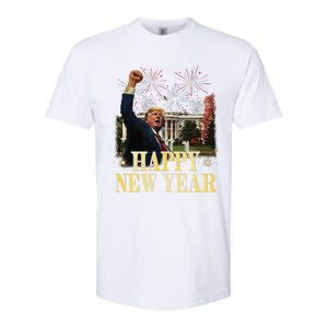 Happy New Year Party 2025 Trump 2024 Take America Back Softstyle CVC T-Shirt