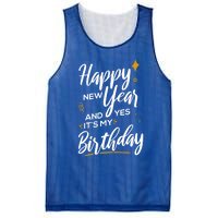 Happy New Year And Yes ItS My Birthday Great Gift Mesh Reversible Basketball Jersey Tank