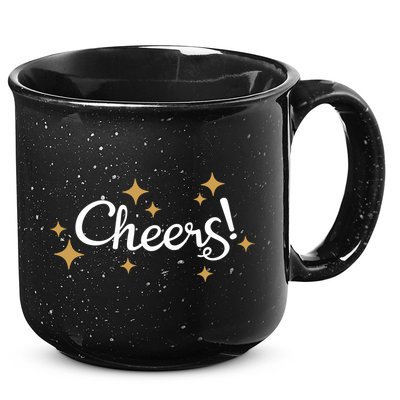 Happy New Years Cheers To A New Year Holidays Celebration Gift 15oz Campfire Ceramic Mug