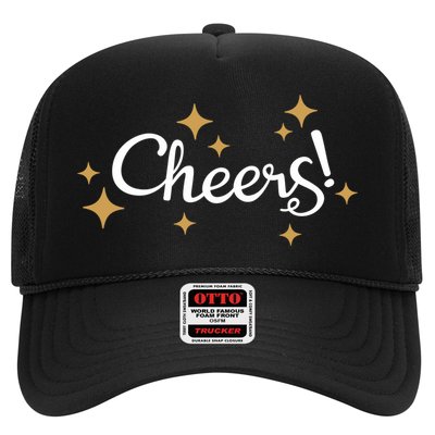 Happy New Years Cheers To A New Year Holidays Celebration Gift Trucker Hat