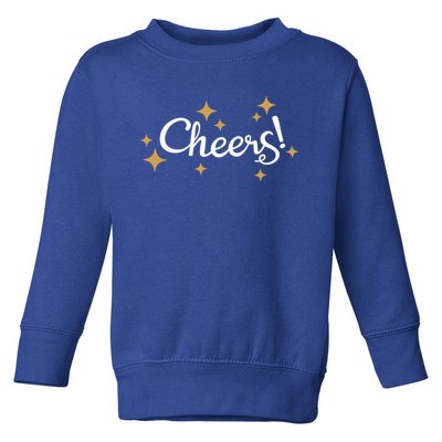 Happy New Years Cheers To A New Year Holidays Celebration Gift Toddler Sweatshirt