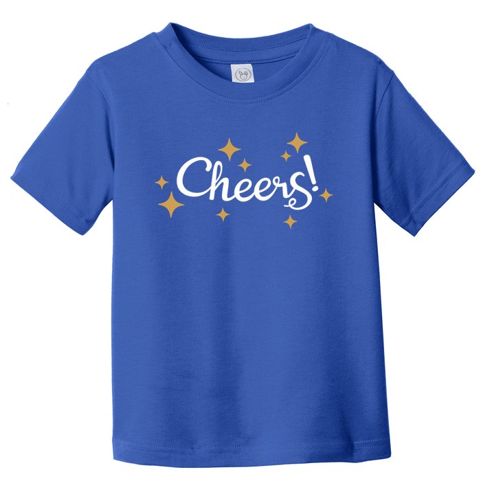 Happy New Years Cheers To A New Year Holidays Celebration Gift Toddler T-Shirt