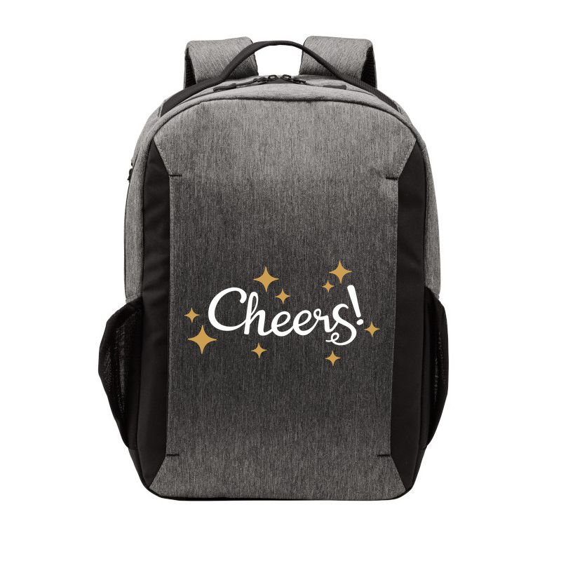 Happy New Years Cheers To A New Year Holidays Celebration Gift Vector Backpack