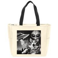 Happy New Year Cat 2025 Cat Zip Tote Bag