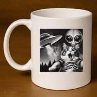Happy New Year Cat 2025 Cat 11oz C Handle Ceramic Mug