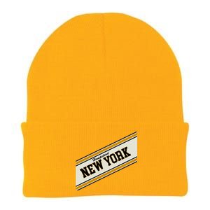 Hempstead New York Varsity Logo Knit Cap Winter Beanie