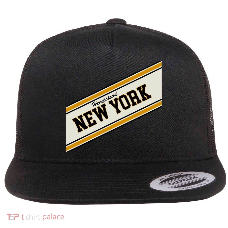 Hempstead New York Varsity Logo Flatbill Hat