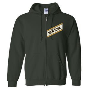 Hempstead New York Varsity Logo Full Zip Hoodie