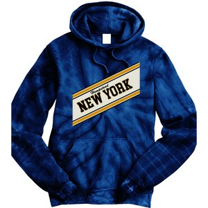 Hempstead New York Varsity Logo Tie Dye Hoodie