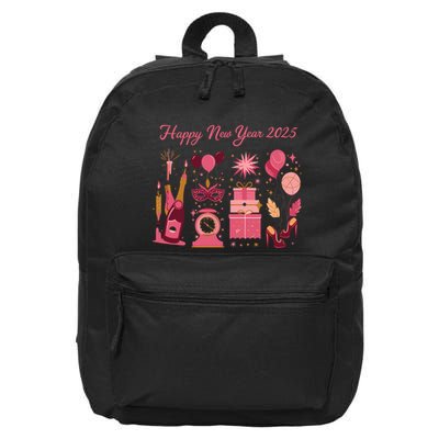 Happy New Year 2025 Champain Holiday Matching 16 in Basic Backpack