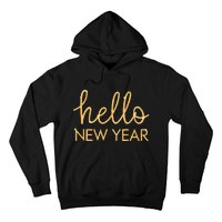 Hello New Year Party Celebration Fun New Year’S Eve Pajama Hoodie