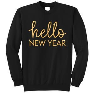 Hello New Year Party Celebration Fun New Year’S Eve Pajama Sweatshirt