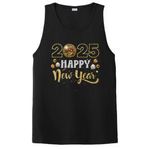 Happy New Year Party 2025 Disco Ball Matching PosiCharge Competitor Tank