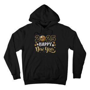 Happy New Year Party 2025 Disco Ball Matching Tall Hoodie