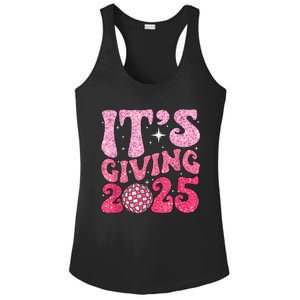 Happy New Year Its Giving 2025 Party Family Matching Ladies PosiCharge Competitor Racerback Tank