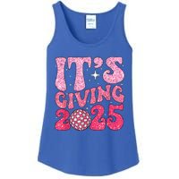 Happy New Year Its Giving 2025 Party Family Matching Ladies Essential Tank