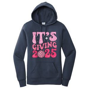 Happy New Year Its Giving 2025 Party Family Matching Women's Pullover Hoodie