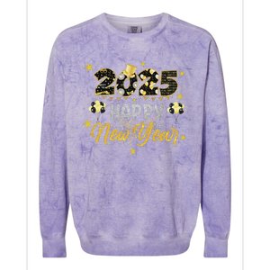 Happy New Year Party 2025 Family Matching Colorblast Crewneck Sweatshirt