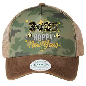 Happy New Year Party 2025 Family Matching Legacy Tie Dye Trucker Hat