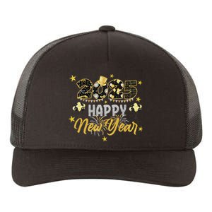 Happy New Year Party 2025 Family Matching Yupoong Adult 5-Panel Trucker Hat