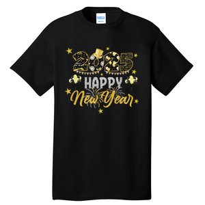 Happy New Year Party 2025 Family Matching Tall T-Shirt