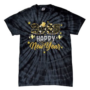 Happy New Year Party 2025 Family Matching Tie-Dye T-Shirt