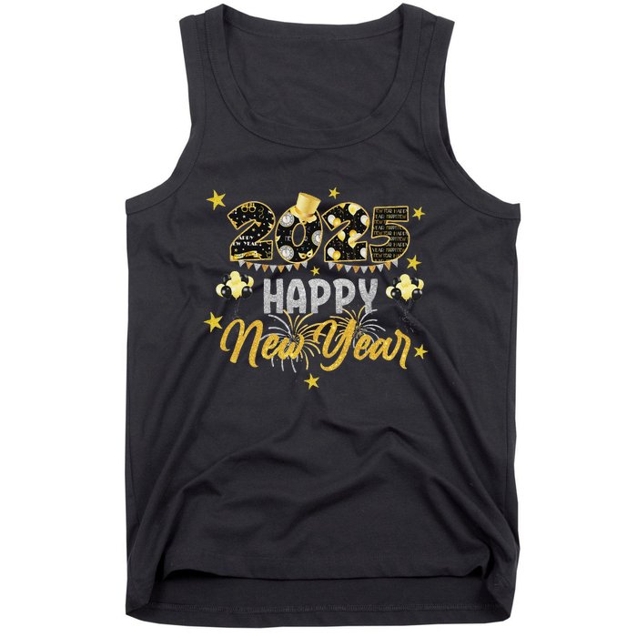 Happy New Year Party 2025 Family Matching Tank Top