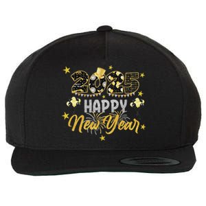 Happy New Year Party 2025 Family Matching Wool Snapback Cap