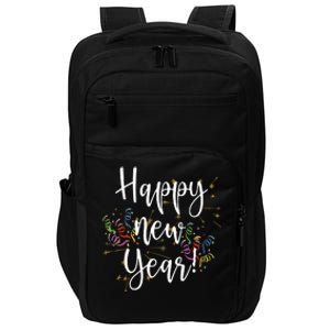 Happy New Year Day Eve Party Fireworks Confetti Costume Impact Tech Backpack