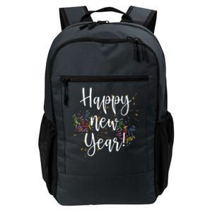 Happy New Year Day Eve Party Fireworks Confetti Costume Daily Commute Backpack