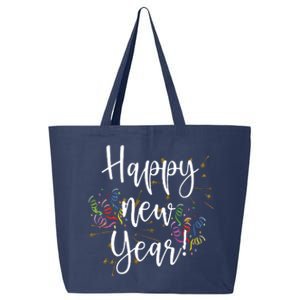 Happy New Year Day Eve Party Fireworks Confetti Costume 25L Jumbo Tote