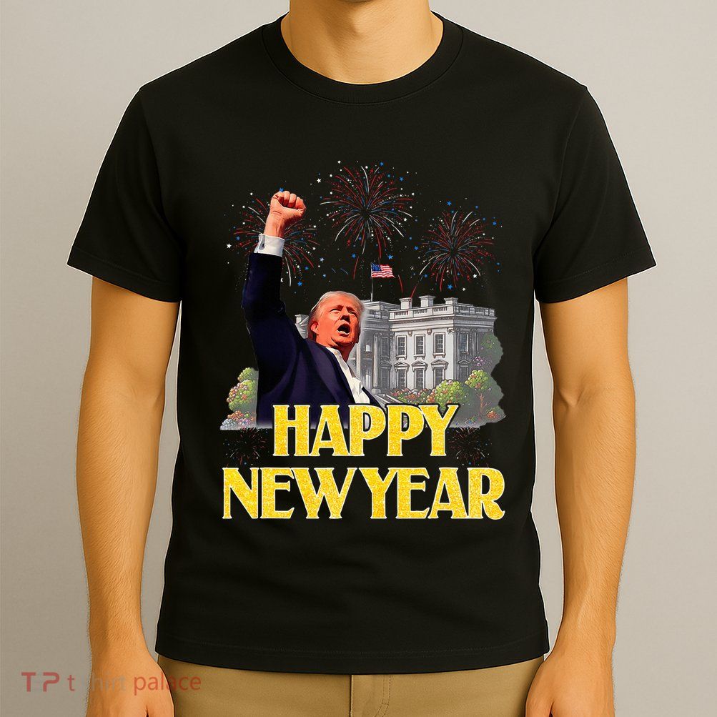 Happy New Year Party 2025 Trump 2024 Take America Back T-Shirt