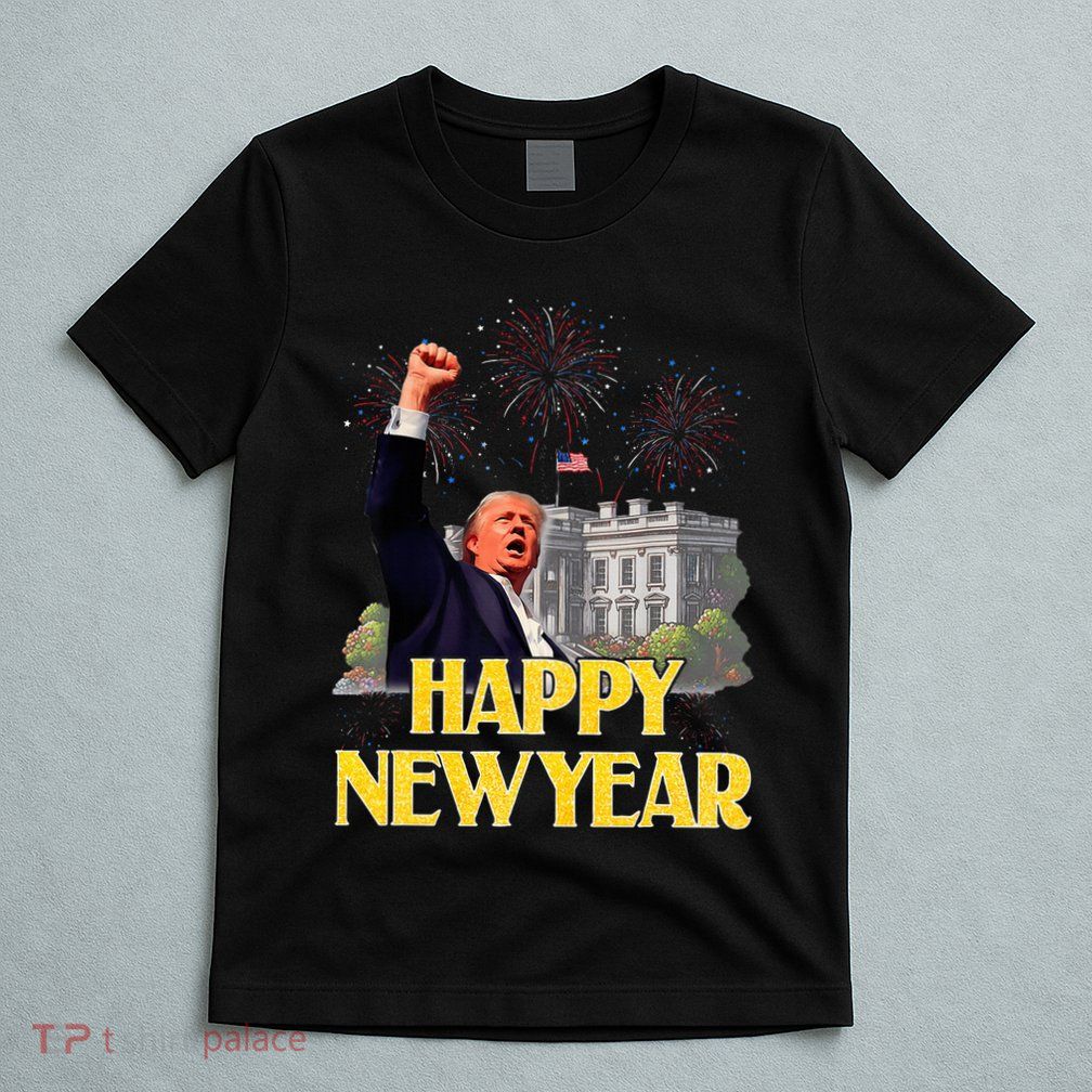 Happy New Year Party 2025 Trump 2024 Take America Back T-Shirt
