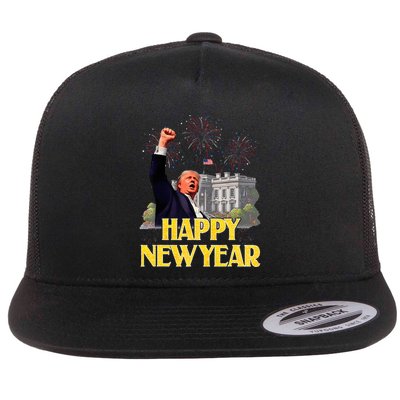Happy New Year Party 2025 Trump 2024 Take America Back Flatbill Hat
