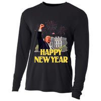 Happy New Year Party 2025 Trump 2024 Take America Back Cooling Performance Long Sleeve Crew