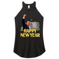 Happy New Year Party 2025 Trump 2024 Take America Back Women's Perfect Tri Rocker Tank