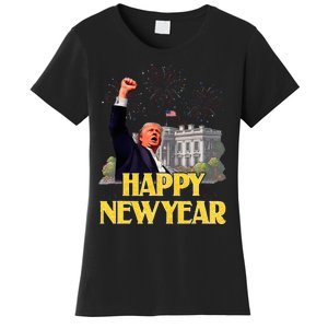 Happy New Year Party 2025 Trump 2024 Take America Back Women's T-Shirt