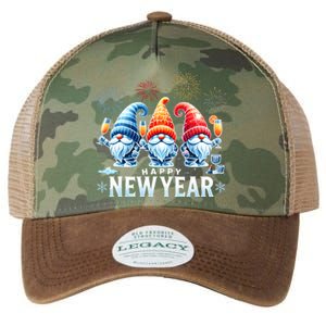 Happy New Year 2025 Gnomes Family Party New Years Eve Legacy Tie Dye Trucker Hat