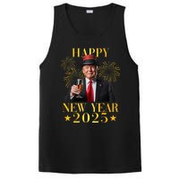 Happy New Year 2025 Funny Trump New Year New America PosiCharge Competitor Tank