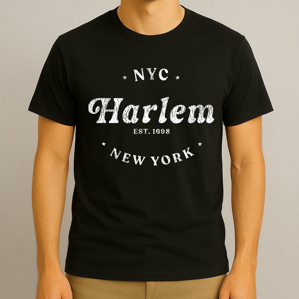 Harlem New York City Nyc Retro Harlem T-Shirt