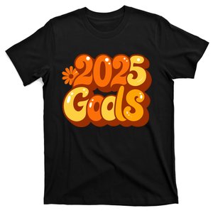 Happy New Year 2025 Goals Celebration T-Shirt