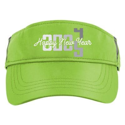 Happy New Year 2025 Celebration Graphic Adult Drive Performance Visor