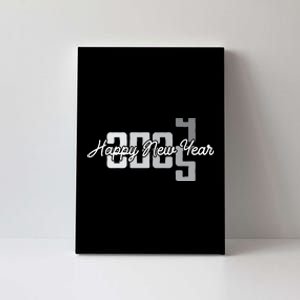 Happy New Year 2025 Celebration Graphic Canvas