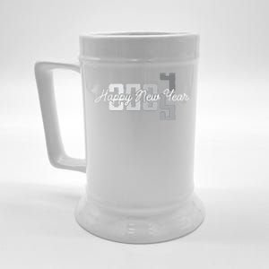 Happy New Year 2025 Celebration Graphic Beer Stein