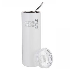 Happy New Year 2025 Celebration Graphic Stainless Steel Tumbler