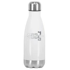 Happy New Year 2025 Celebration Graphic Stainless Steel Insulated Water Bottle