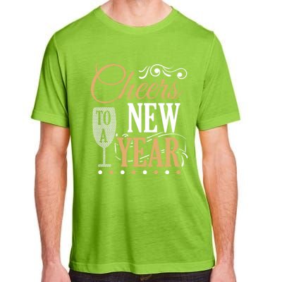 Happy New Year With Celebration New Years Eve Adult ChromaSoft Performance T-Shirt