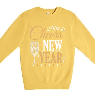 Happy New Year With Celebration New Years Eve Premium Crewneck Sweatshirt