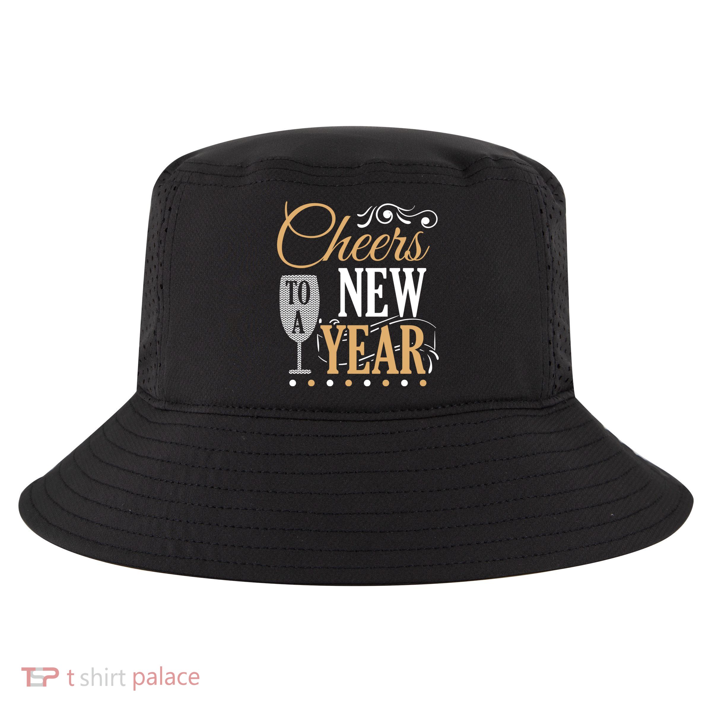 Happy New Year With Celebration New Years Eve Cool Comfort Performance Bucket Hat