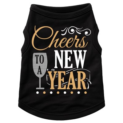 Happy New Year With Celebration New Years Eve Doggie Tank